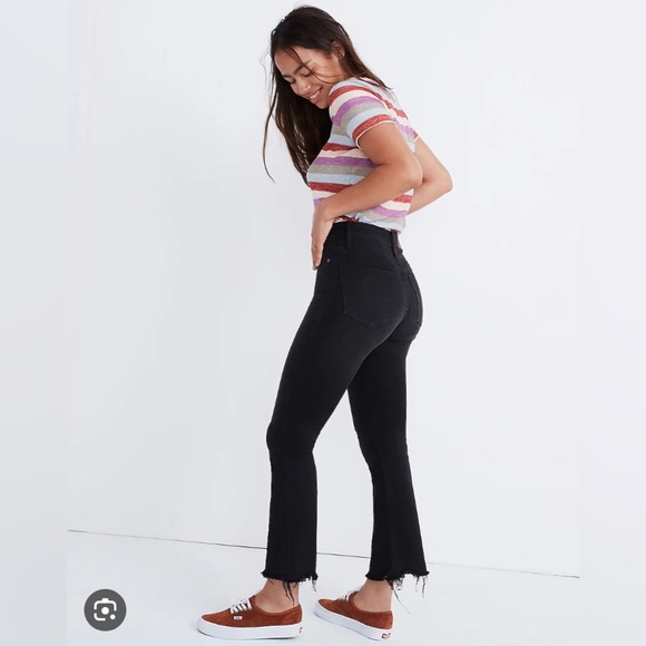 Madewell curvy cali Demi boot jean in Berkeley black (size 24P) - Picture 2 of 10